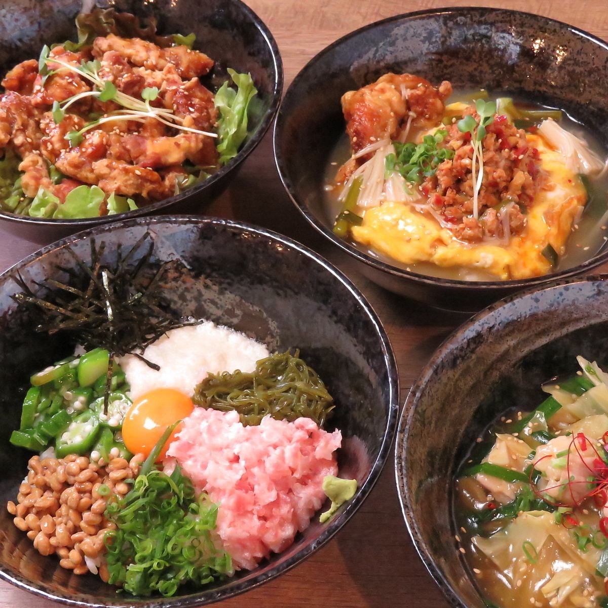 ランチの創作丼ぶりがお得！1000円以下で食べられる嬉しいランチ
