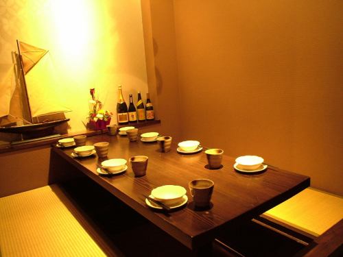 Enjoy a special moment with your loved ones in a relaxing Japanese-style private room.A heartwarming time is here!