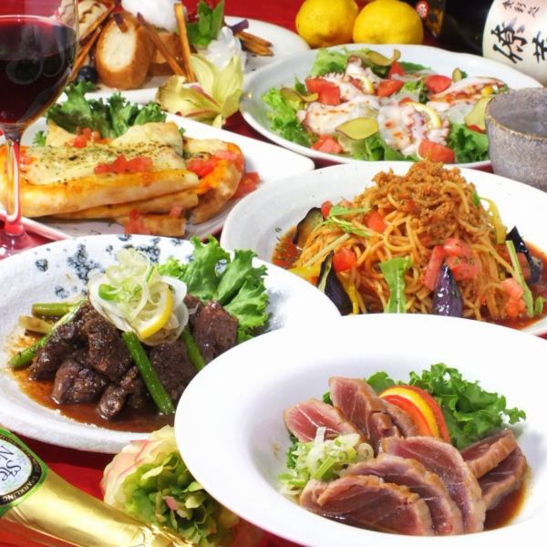 ★Very popular! Luxury all-you-can-eat and drink plan★ Red horse meat sashimi, beef fillet, and more! All-you-can-eat and drink of about 148 kinds! 5,500 yen ⇒ 5,000 yen from Sunday to Thursday