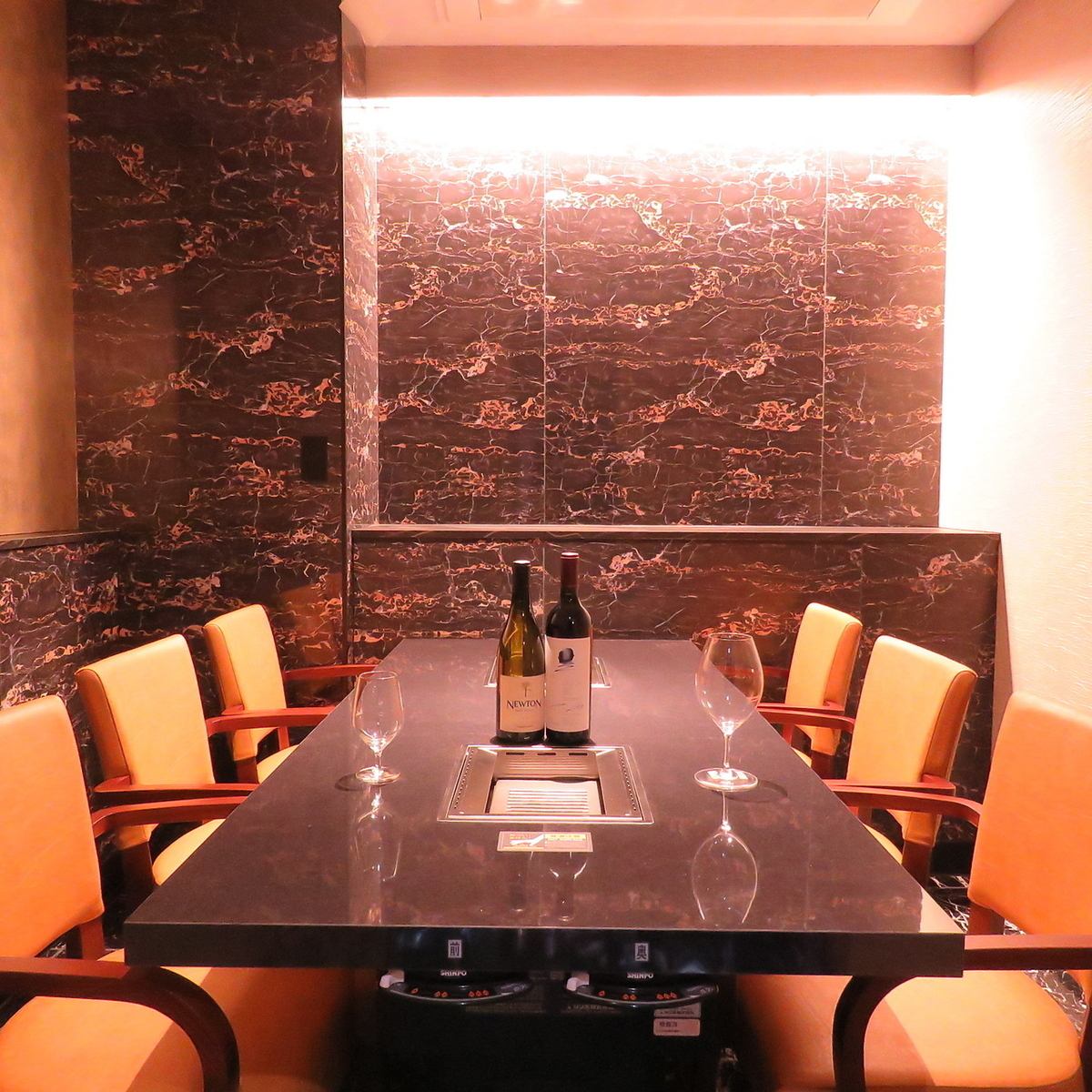 We have a private space that boasts an atmosphere.