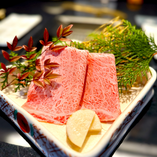 Grilled Matsusaka beef shabu