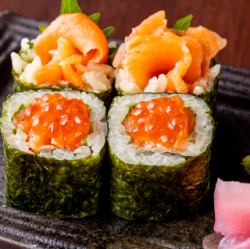 サーモン親子巻き