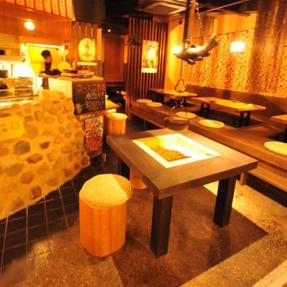 Atmospheric interior.Sake goes on with the atmosphere and delicious food! You can enjoy the cooking of fresh ingredients in the immediate vicinity of the kitchen.