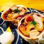 Mie Large Clams Grilled with Butter and Soy Sauce