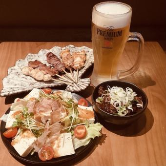 【飲み放題付き！】※生ビール・日本酒3種も付いてきます　匠　満喫コース　6000円