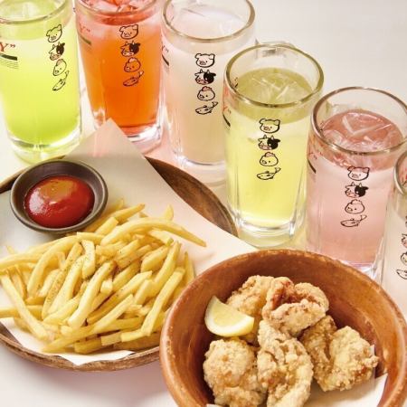 【個室確約◎2次会コース】90分食べ飲み放題◆21時以降限定 1,650円 