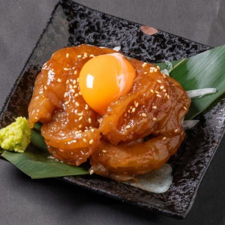 赤えび漬けユッケ