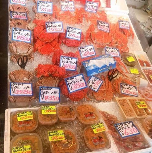 道産食材を使った新鮮料理