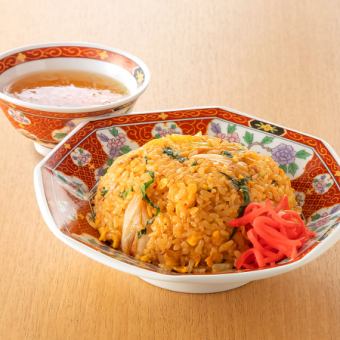 Kimchi fried rice (with soup)