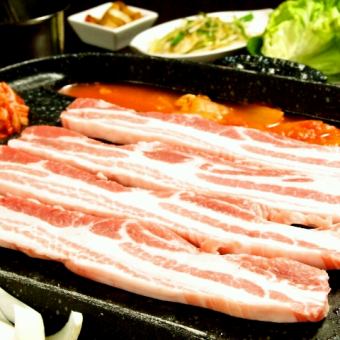 Very popular! All-you-can-eat samgyeopsal + all-you-can-drink] 2 hours 4,200 yen (tax included)