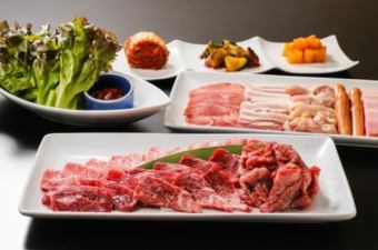 [All-you-can-eat] All-you-can-eat Kuroge Wagyu beef ◆4,950 yen (tax included) for 4 people on Fridays, Saturdays, and days before holidays