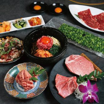 [Most popular] Fukuoka's oldest black wagyu beef, Chikuho beef course 11,000