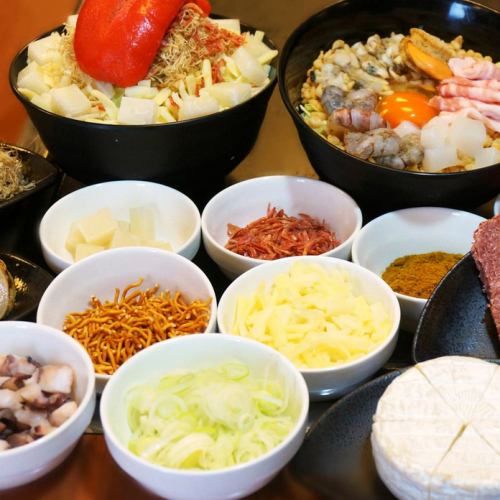 本場月島もんじゃ！食べ飲み放題プランあり！