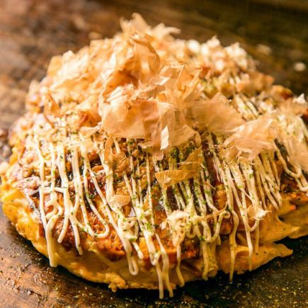 【もんじゃ焼き・お好み焼き全34種】平日120分食べ放題コース【2200円】