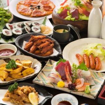 [3,300 yen hotpot full course] (9 dishes in total) + All-you-can-drink must be ordered separately.