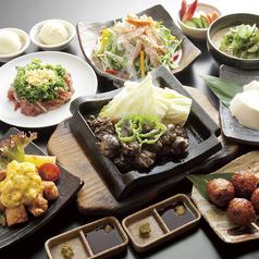 "Koen Course" 7 dishes including tataki Japanese black beef and Sangenton pork steak, 2.5 hours all-you-can-drink included 5,000 yen ⇒ 4,000 yen
