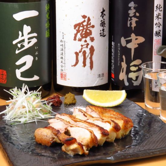 福島県産の伊達鶏や野菜など、こだわりの料理と30種類以上の日本酒が堪能できるお店♪