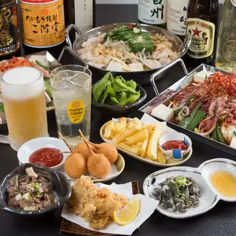 【2時間飲み放題※ビールあり】男子会プラン◆1人3800円(税込)