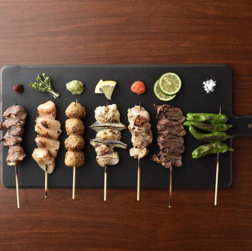 職人が焼き上げる焼き鳥