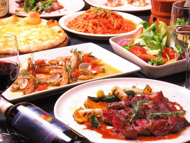 ★ [5,500 yen course] 7 dishes including ajillo, meat dishes, pasta, etc. + 120 minutes [all you can drink]