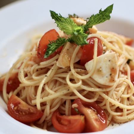 冷製トマト手延べパスタ