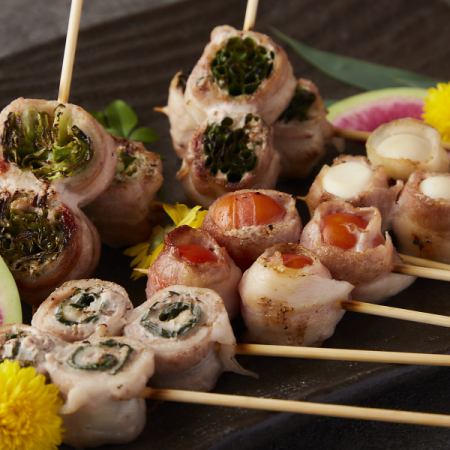 野菜巻き盛り合わせ