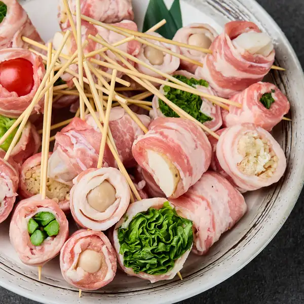 【豊田市駅前】 当店新名物!!野菜巻き串♪人気の焼き鳥ラインナップを強化!!