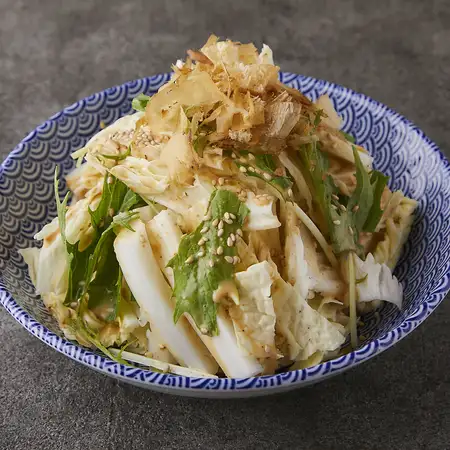 大白菜芝麻柚子醋沙拉