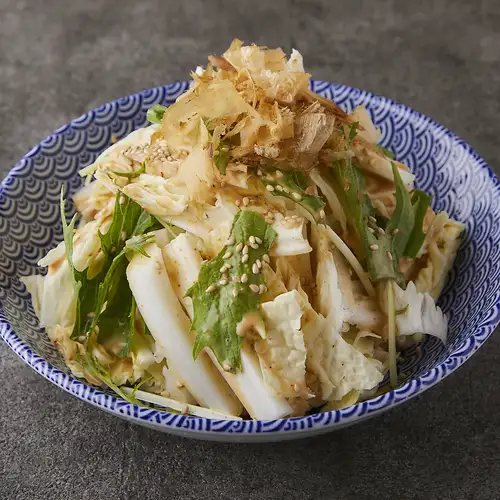 大白菜芝麻柚子醋沙拉
