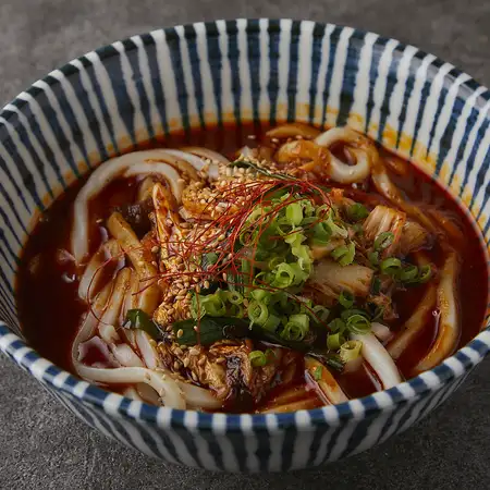 大白菜麻婆乌冬面