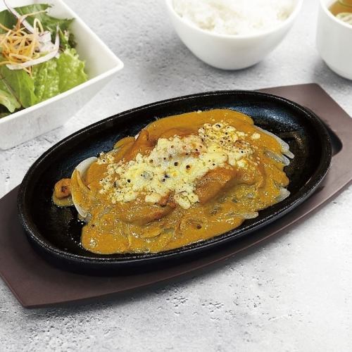 タンドリーチキン鉄板焼き