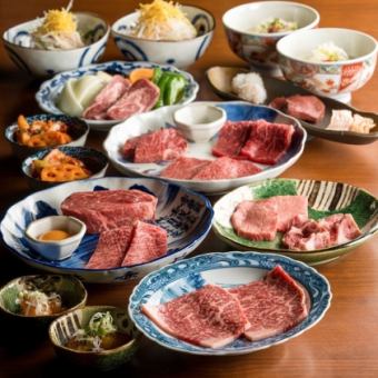 【120分飲み放題付き】黒毛和牛上赤身ステーキほか〈全16品〉8000円(税込)最上級コース