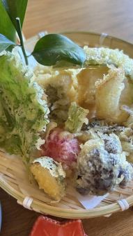 野菜天ざるそば