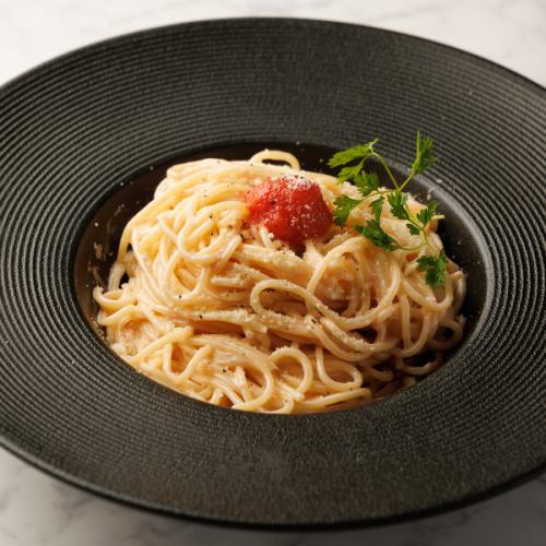たらこクリームのパスタ