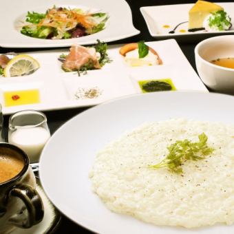 [Lunch] Parmigiano Reggiano Cheese Risotto Course <7 items in total> 2,200 yen (tax included)