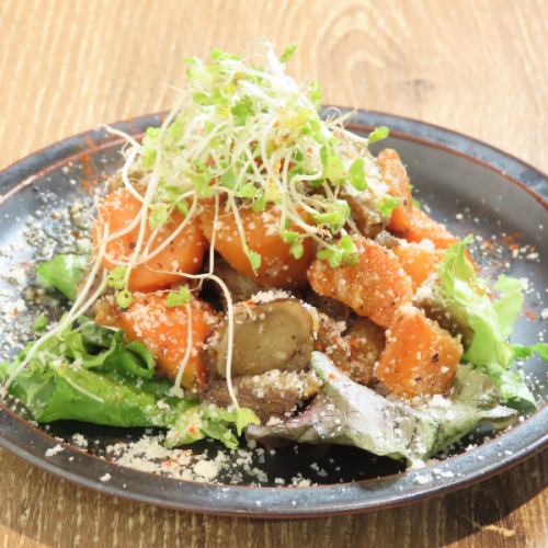 Burdock and carrot aglio e olio