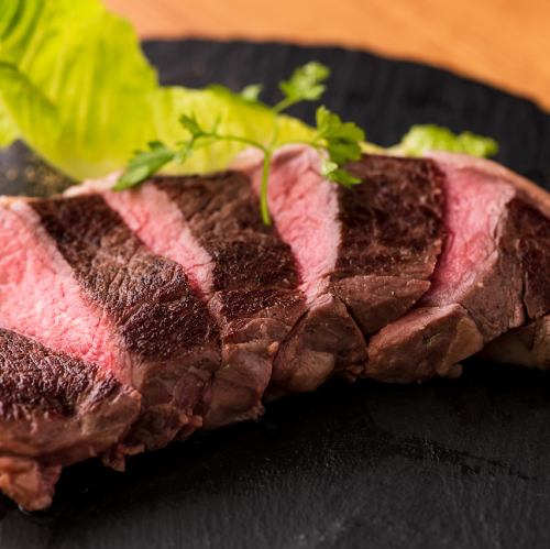 Grape beef rump steak