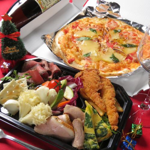 Assorted hors d'oeuvres & Yoshida Farm Caciocavallo Margherita pack