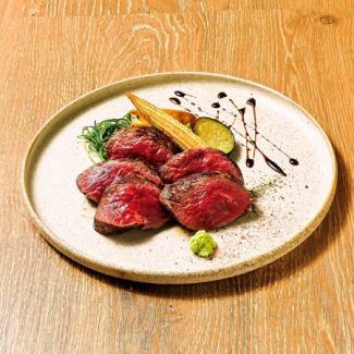 葡萄牛ランプ肉のステーキ