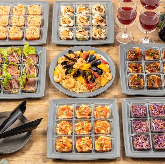 6,000コース。選べるプランは全部で3種類!大変お得な【ビュッフェ】料理は9から10品で2時間の飲み放題付き
