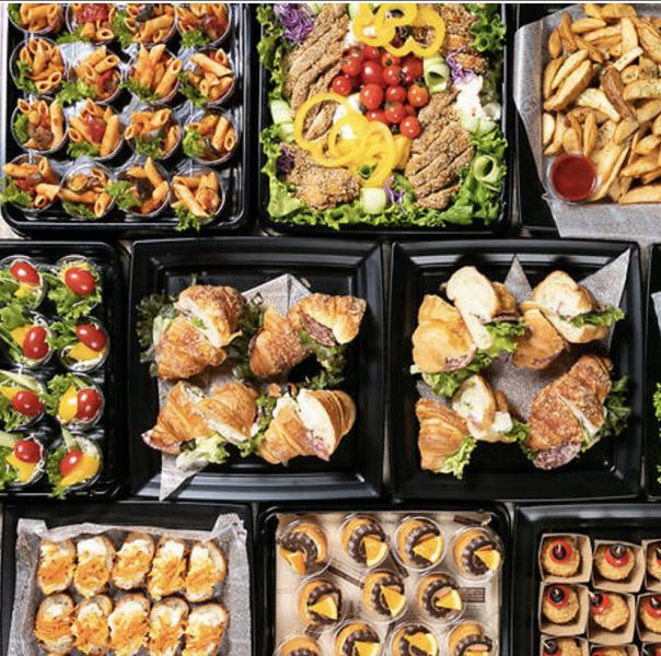 6,000コース。選べるプランは全部で3種類!大変お得な【ビュッフェ】料理は9から10品で2時間の飲み放題付き