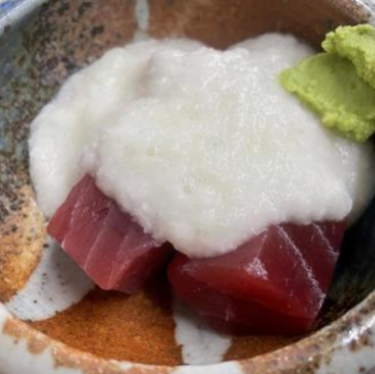 マグロの山かけ