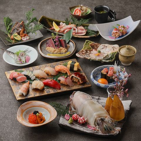 [7 minutes walk from Umeda] Sushi restaurant with counter only.The red vinegar sushi is exquisite♪
