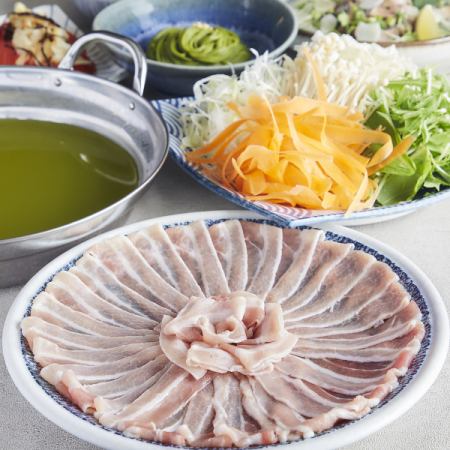 ■Suruga Banquet Course■ All the Shizuoka specialties are here☆Specially selected pork tea shabu-shabu and more《8 dishes with 3 hours all-you-can-drink, 5,500 yen ⇒ 5,000 yen》