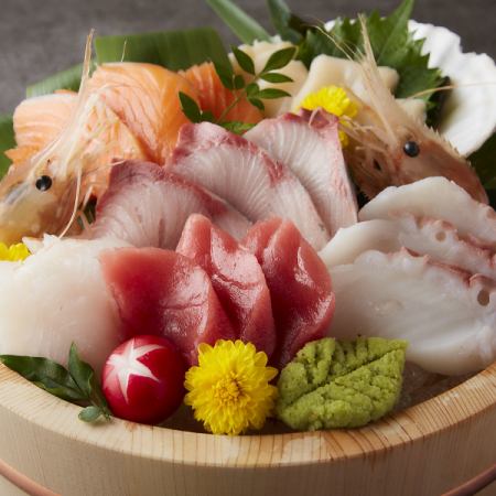 Suruga's blessings - a bucket of fresh fish