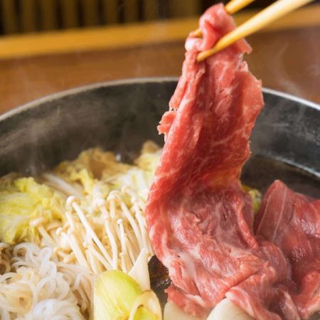 ■Renma Course■ The main dish is sukiyaki or teppanyaki♪ {9 dishes with 2 hours of all-you-can-drink for 4,500 yen → 4,000 yen}