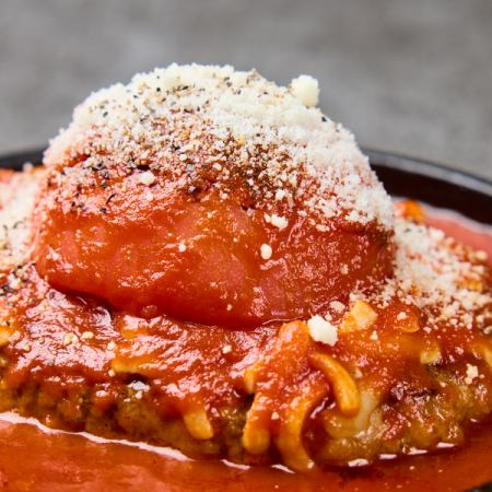 鉄板焼きトマトハンバーグ