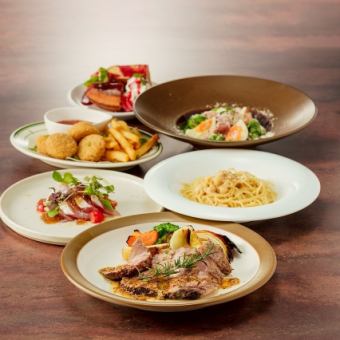 [Website's most popular item] Winter Giraffe Special Course ★ Get a great deal with this seasonal course that includes all-you-can-drink ♪ 5,500 yen → 5,000 yen