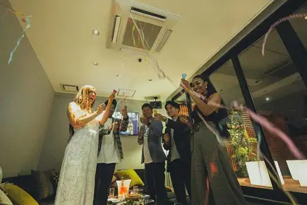 【雨天決行】期間限定！室内完全貸切リゾートテラスBBQプラン！飲み放題付き