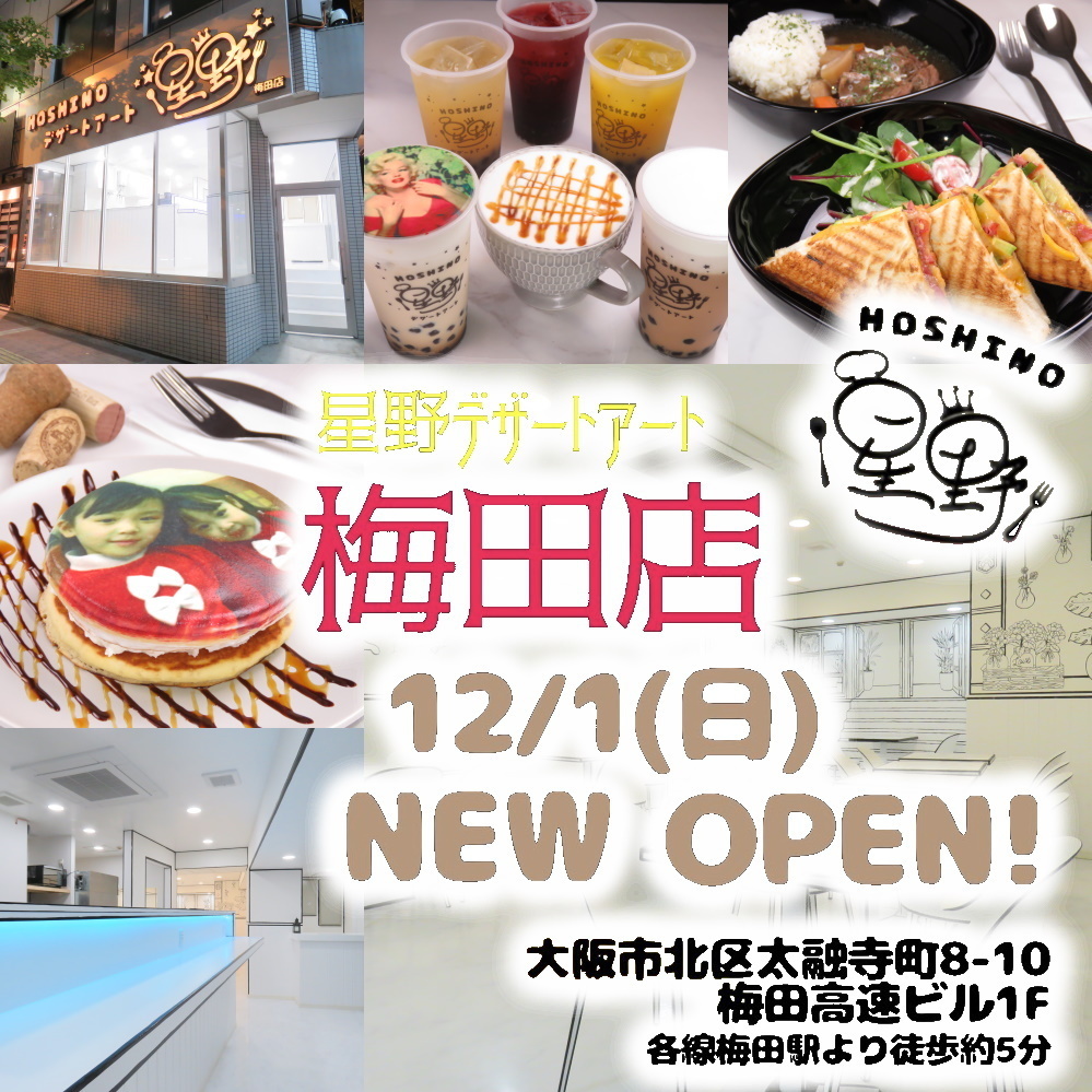 星野デザートアート 梅田店 公式